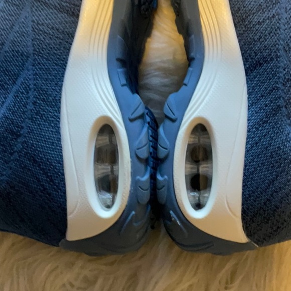 STQ Arch Support Advanced Slip Resistant Women’s Blue Walking Shoes Size 10.5 - Picture 6 of 13